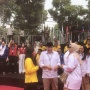 Jelang Kedatangan Prabowo-Gibran, Jajaran Pengurus dan Kader Partai KIM Mulai Ramaikan Kantor KPU