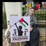 Seruan Kartika Putri saat Ikut Aksi Bela Palestina di Monas: Kita Wajib Bergerak!