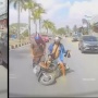 Inilah yang Bisa Terjadi kalau Kamu Suka Main HP saat Mengendarai Motor di Jalan
