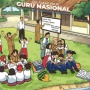Poster Jokowi Hari Guru Bikin Salfok: Kejar Cita-Cita Bukan yang Gak Cinta