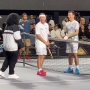Menang Telak! Simak Keseruan Raffi Ahmad Tanding Tenis Lawan Taufik Hidayat