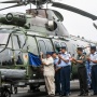Disiram Air Kembang, Prabowo Serahkan 8 Helikopter H225M ke TNI AU