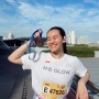 Wajah Glowing dan Lutut Pink Aaliyah Massaid Usai Marathon 10K di Singapura Bikin Salah Fokus Netizen: Bening Banget!