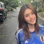 Anastasya Khosasih Pamer Kenakan Jersey Timnas Jepang, Dukung Indonesia atau Samurai Biru di Piala Asia 2023?