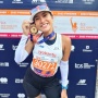 Founder Ayobantu Bawa Misi Sosial di Ajang New York Marathon 2023
