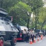 Jelang Debat Perdana Capres-Cawapres, Polres Jakarta Pusat Kerahkan Kendaraan Taktis Antisipasi Teror