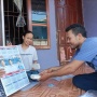 Modal Tempe, Relawan GBN Door To Door Sosialisasikan Prabowo-Gibran di Banten