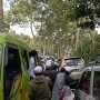 Penampakan Ratusan Kendaraan Terjebak Macet saat Hadiri Pemakaman Istri Habib Rizieq