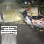 Polisi Tutup Flyover Kemayoran Pakai Beton, Sejumlah Pemotor Kecelakaan Gegara Tak Ada Rambu