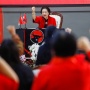 Kobaran Semangat Megawati saat Pidato Politik di HUT PDIP