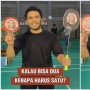 Bucin Banget! Thariq Halilintar Tempel Wajah Aaliyah Massaid di Raket Tenis dan Badminton