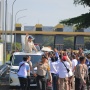 Tiba di Medan, Prabowo Disambut Antusias Ribuan Masyarakat