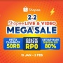 Penuhi Kebutuhan Awal Tahun di 2.2 Shopee Live & Video Mega Sale