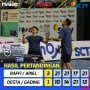 8 Potret Kemenangan Raffi-Ariel Tanding Tenis Meja Lawan Gading-Desta, Seru!