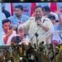 Jelang Debat Cawapres, Prabowo Joged Gemoy di Majalengka