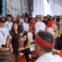 Momen Ganjar Memainkan Angklung Saat Kampanye Terbuka di Bandung, Megawati Terlihat Beda Sendiri