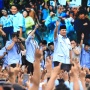 Prabowo dan Relawan Nderek Guru Habib Luthfi Bershalawat Bersama di Serang