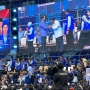 Salami SBY dan AHY, Begini Reaksi Prabowo usai Lihat Aksi Penerjun Payung saat Kampanye Akbar Demokrat di Malang