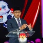 Anies Buka Paparan Visi dan Misi Debat Capres Kelima dengan Bahasa Isyarat