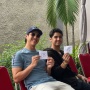Momen Al Ghazali dan El Rumi Nyoblos di Pemilu 2024