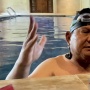 Prabowo Basah-basahan Usai Nyoblos: Saya Bisa Merenung di Air