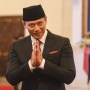 AHY Sibuk di Hari Pertama Kerja, Bertemu Pejabat Hingga Temani Jokowi Resmikan Bendungan