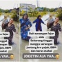 Uang Serangan Fajar Habis, Emak-emak Asik Joget di Tengah Banjir: Pajak, BBM, Beras Mahal