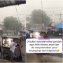 Viral PKL Susah Payah Pertahankan Gerobak dari Angin Kencang: Dia Menyelamatkan Perut Keluarga