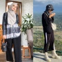 Inspirasi 5 OOTD Kemeja Hitam Hijab Untuk Si Minimalis ala Shireen Sungkar, Salma Idol hingga Zaskia Adya Mecca!