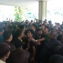 Demo Mahasiswa UP Soal Kasus Pelecehan Rektor Memanas, Saling Dorong Tak Terhindarkan