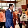 Presiden Joko Widodo Kunjungi Booth Jamkrindo di Pameran INACRAFT