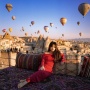 Fuji Naik Balon Udara Saat Liburan ke Cappadocia, Berapa Biayanya?