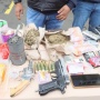 Selain Narkorba, Polisi Sita Senpi Rakitan hingga Granat Asap saat Gerebek Kampung Bahari Jakut