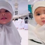 Gemas! Potret Ameena dan Azzura Ikut Umroh Bersama Atta Halilintar dan Aurel Hermansyah