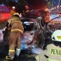 Polisi Usut Kasus Mobil Terbakar Diduga Terkena Petasan Remaja Konvoi di Kembangan Jakbar