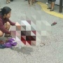 Tega! Anak Bacok Ibu Kandungnya Sendiri Dibiarkan Tergeletak di Tengah Jalan