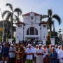 Tradisi Salat Idul Fitri di Dekat Gereja Koinonia Jatinegara