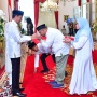 Wamenaker Hadiri Open House Lebaran Presiden Jokowi di Istana Negara