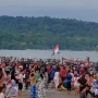 Libur Lebaran, Pantai Pangandaran Berubah Jadi Lautan Manusia: Bagaimana Renangnya?