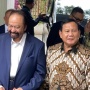 Kayak Anies, Surya Paloh Cuma Ketawa saat Tubuhnya Diguncang-guncang Prabowo di Kertanegara