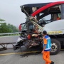 Detik-detik Bus Haryanto Terguling saat Hujan Deras di Tol Semarang-Batang, 3 Penumpang Tewas