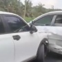Mirip Film Action, Pengendara Ini Tabrak Mobil Debt Collector yang Berniat Sita Mobilnya di Tengah Jalan
