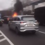Kecelakaan Di Tol Japek Arah Cawang, Satu Mobil Terbakar