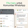 Fitur baru di WhatsApp Komunitas: Acara dan Balasan di Grup Pengumuman