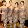 Jadi Bridesmaid di Pernikahan Mahalini dan Rizky Febian, Aaliyah Massaid hingga Tiara Andini Cantik Berkebaya Cokelat