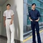6 Style OOTD dengan Denim Pants ala Lee Seung Hyub, Kekinian Banget!