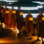 Prosesi Pelepasan Para Bhikkhu Thudong Menuju Candi Borobudur