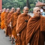 Kedatangan Bhikkhu Tudong di Taman Mini Indonesia Indah