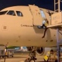 Ngeri! Detik-detik Pekerja Bandara Terjatuh dari Airbus A320 Saat Pintu Pesawat Terbuka