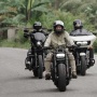 Touring ke Langkat, Moge Ariel Noah-The Dudas Minus One Tak Pakai Pelat Nomor